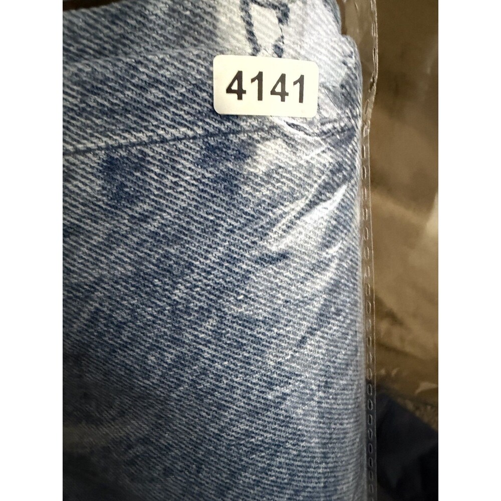 Algode Low Slung Baggy Jeans Womens 27 Blue Light Wash Libertine Relaxed Denim - Picture 15 of 15